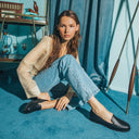 CARRO BLACK LEATHER Flats andreacarrano 