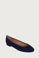 BABY NAVY SUEDE Flats andreacarrano 36 suede Navy