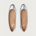 BABY SILVER LEATHER Flats andreacarrano 
