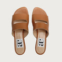 Cindy Cognac Leather Sandal andreacarrano 