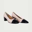 Francesca Blush & Black Patent Heels andreacarrano 
