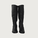 JOHNNY BLACK LEATHER boots andreacarrano 