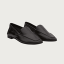 MARE BLACK LEATHER moccasins Andrea Carrano 