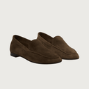 MARE MILITARY GREEN SUEDE moccasins Andrea Carrano 