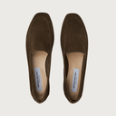 MARE MILITARY GREEN SUEDE moccasins Andrea Carrano 