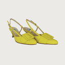 MIA CANARY YELLOW LEATHER Heels andreacarrano 