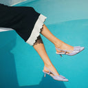 MIA LAVENDER LEATHER Heels andreacarrano 