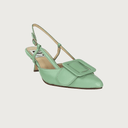 MIA PISTACHIO LEATHER Heels andreacarrano 