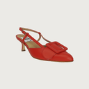 MIA RED-ORANGE LEATHER Heels andreacarrano 