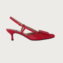 MIA RED LEATHER Heels andreacarrano 