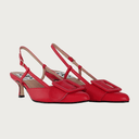 MIA RED LEATHER Heels andreacarrano 