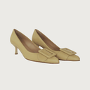MILK CAMEL LEATHER Heels andreacarrano 