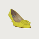MILK CANARY YELLOW LEATHER Heels andreacarrano 
