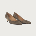 MILK DECOLTE TAUPE SUEDE Heels andreacarrano 