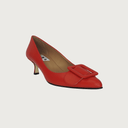 MILK RED-ORANGE LEATHER Heels andreacarrano 
