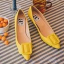 MILK CANARY YELLOW LEATHER Heels andreacarrano 