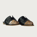 Stella Black Leather Sandal andreacarrano 