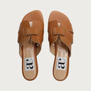 Stella Cognac Leather Sandal andreacarrano 