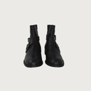 PAOLA BLACK LEATHER boots andreacarrano 