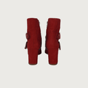 RONDA RED SUEDE boots andreacarrano 