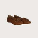 TASSEL COGNAC LEATHER Flats andreacarrano 