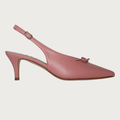 VENERE KITTEN HEEL BLUSH LEATHER