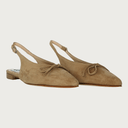 VENERE FLAT CAMEL SUEDE andreacarrano 