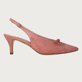 VENERE KITTEN HEEL BLUSH SUEDE