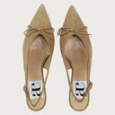 VENERE KITTEN HEEL CAMEL SUEDE Heels andreacarrano 