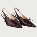 VENERE KITTEN HEEL BURGUNDY PATENT Heels andreacarrano 