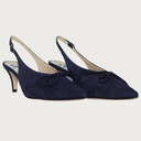 VENERE KITTEN HEEL NAVY SUEDE Heels andreacarrano 