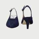 VENERE KITTEN HEEL NAVY SUEDE Heels andreacarrano 