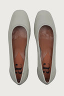 Elena Light Grey Leather Heels andreacarrano 