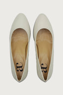 Pretty Off-White Leather Heels andreacarrano 