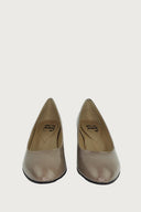 Pretty Taupe Leather Heels andreacarrano 