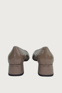 Pretty Taupe Patent Heels andreacarrano 